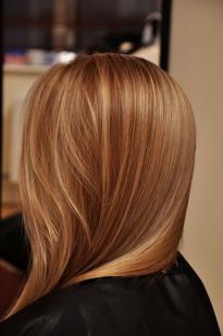 Light brown colour with highlights