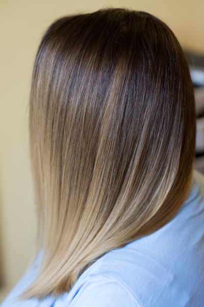Balayage Ombre for short hair