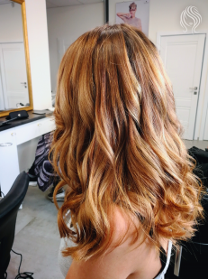 Hair colour leveling and Balayage