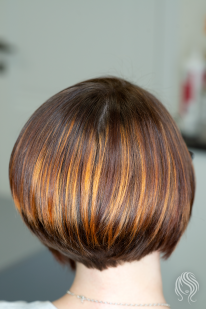 Balayage on short hair